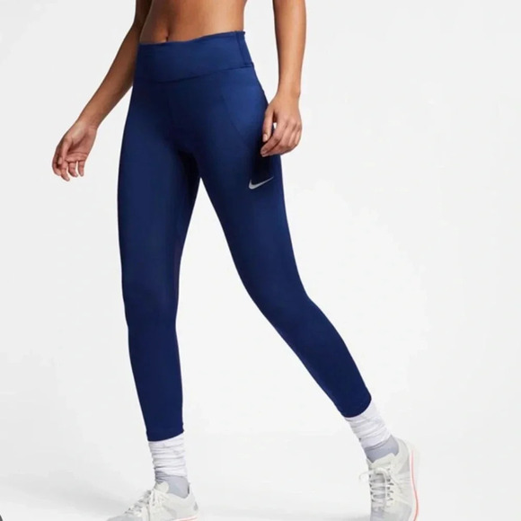 Nike Pants - NIKE COBALT BLUE RUNNING LEGGINGS